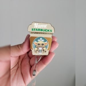 Badge Holder- baby Yoda
